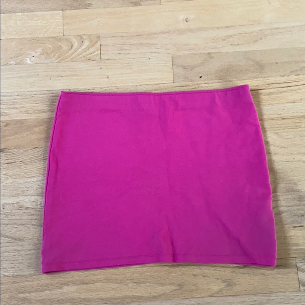 Zara hot pink size medium tight mini skirt